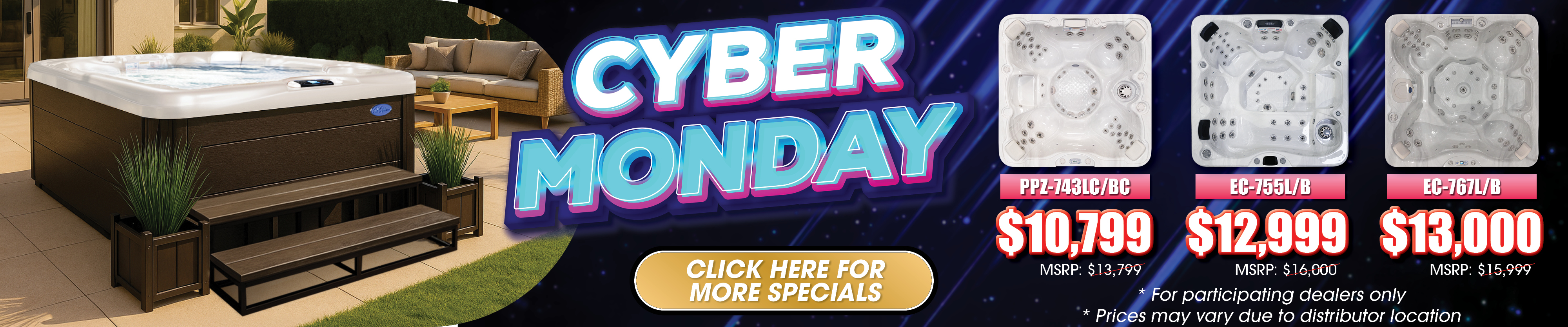 Calspas hot tub being used in a family setting - Laval